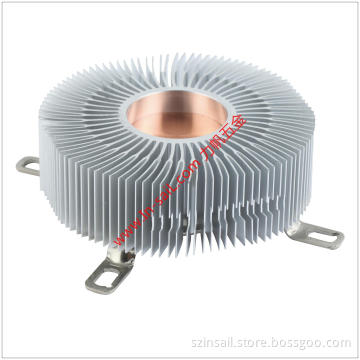 Precision Copper/Aluminum LED Lamp Heat Sink, Aluminum LED Housing